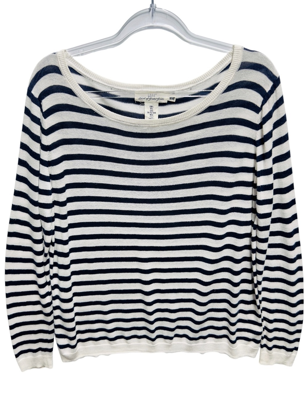 Pure Linen Cotton Modal Knit Top Sweater